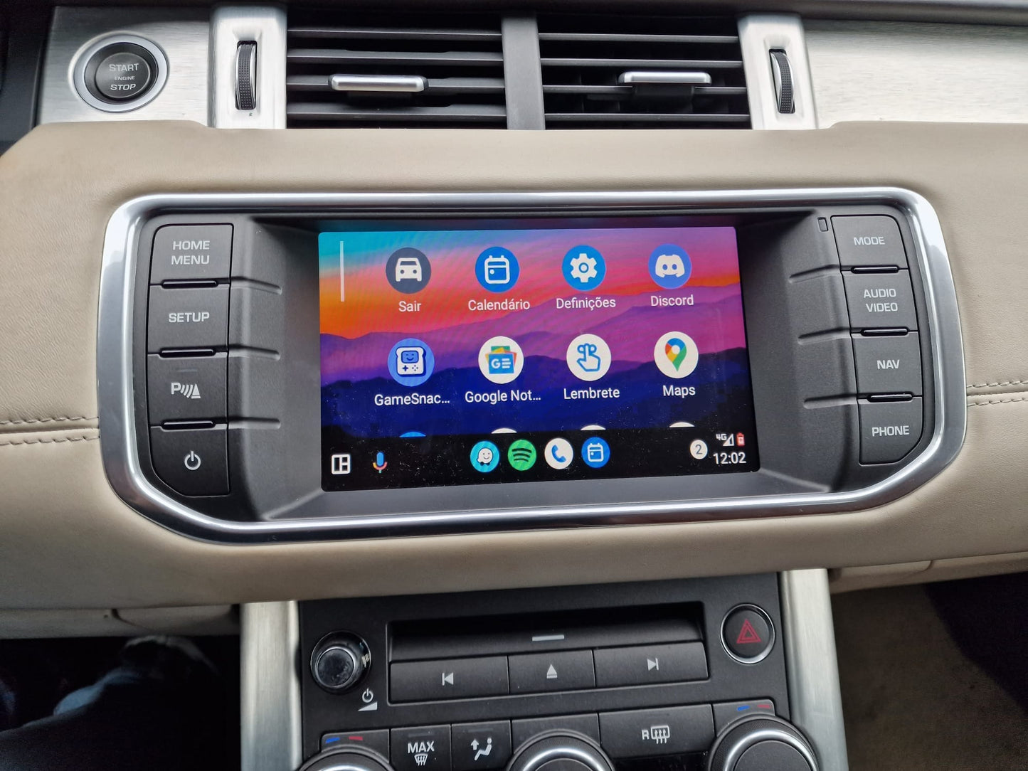 Land/Range Rover Módulo Carplay Android Auto 2012-2018