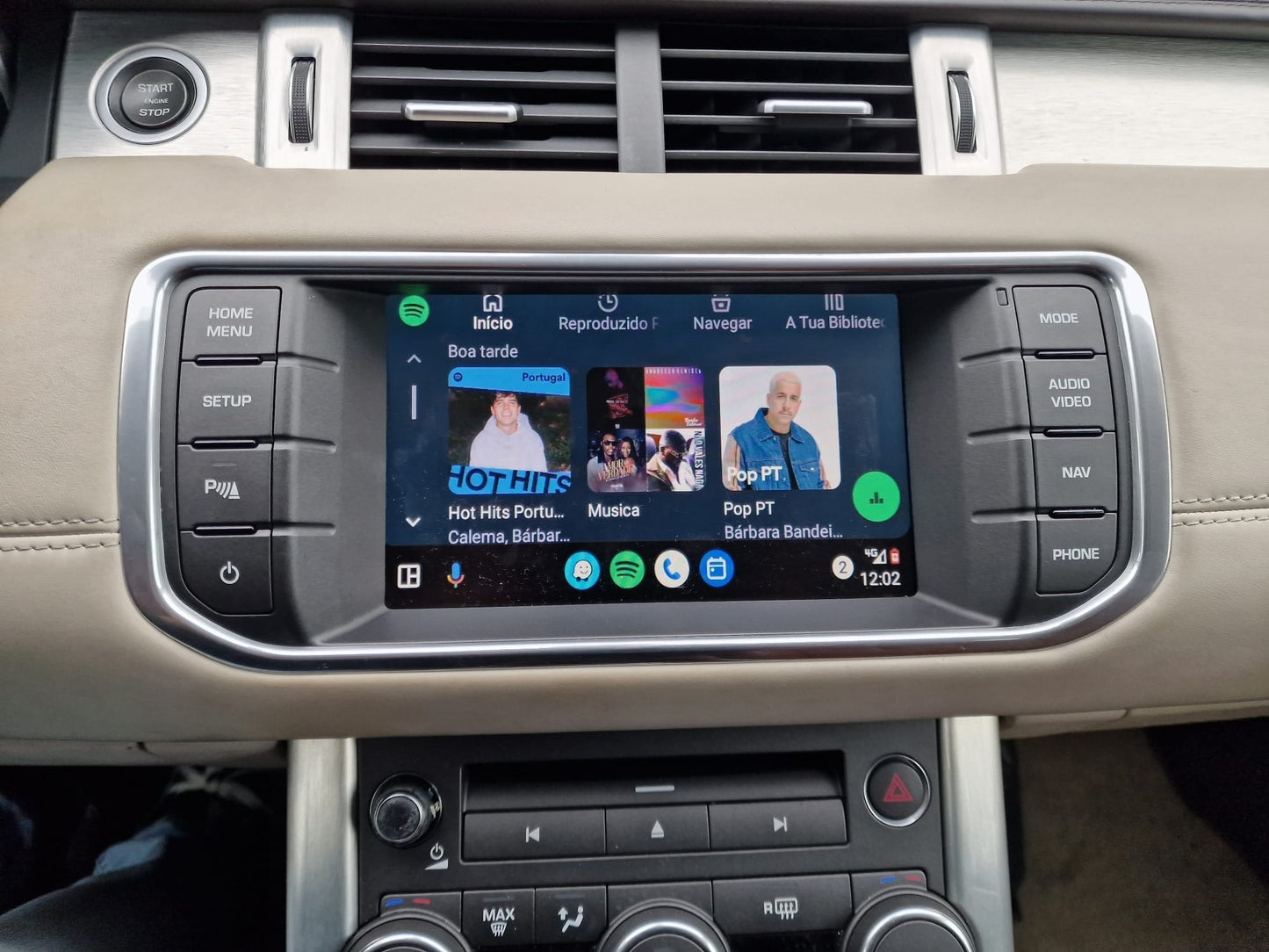 Land/Range Rover Módulo Carplay Android Auto 2012-2018